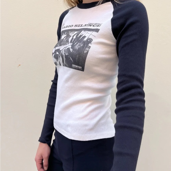 Brandy Melville Tops Brandy Melville Radio Silence Long Sleeve
